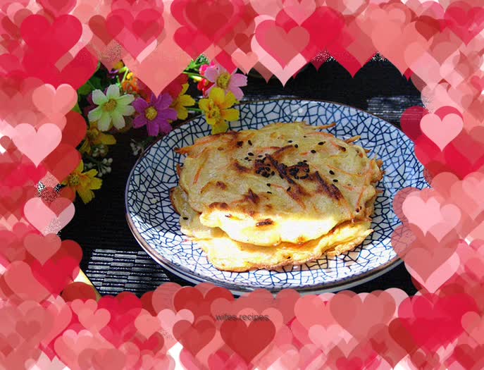 Shredded potato cake