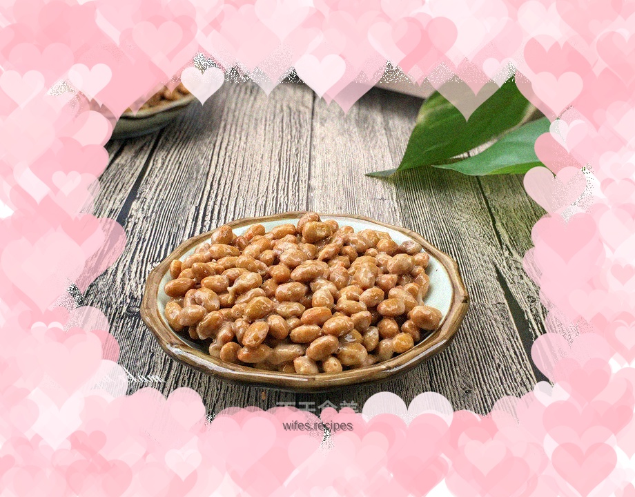 Bread machine version of homemade natto, stretched to the sky