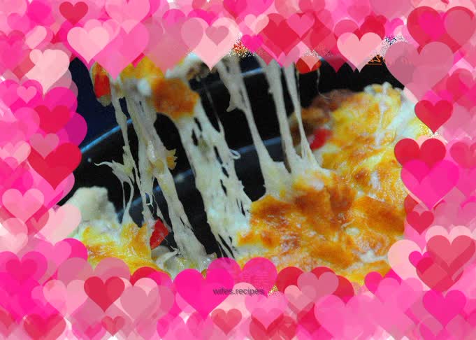 Fruit and vegetable pizza