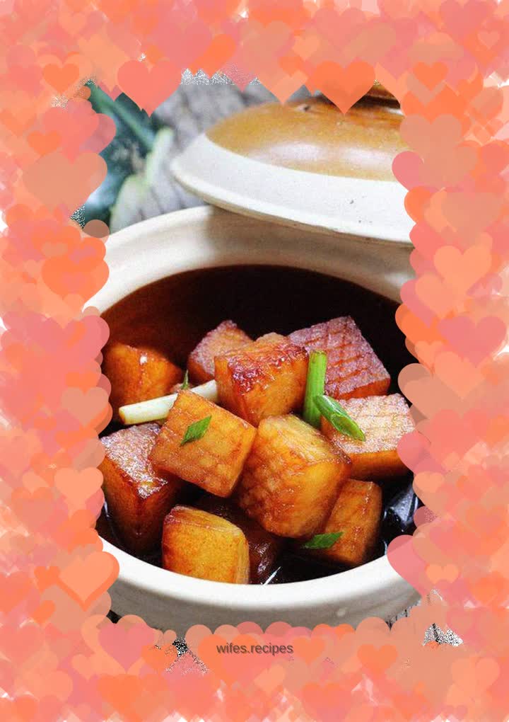 Delicate and soft roasted winter melon