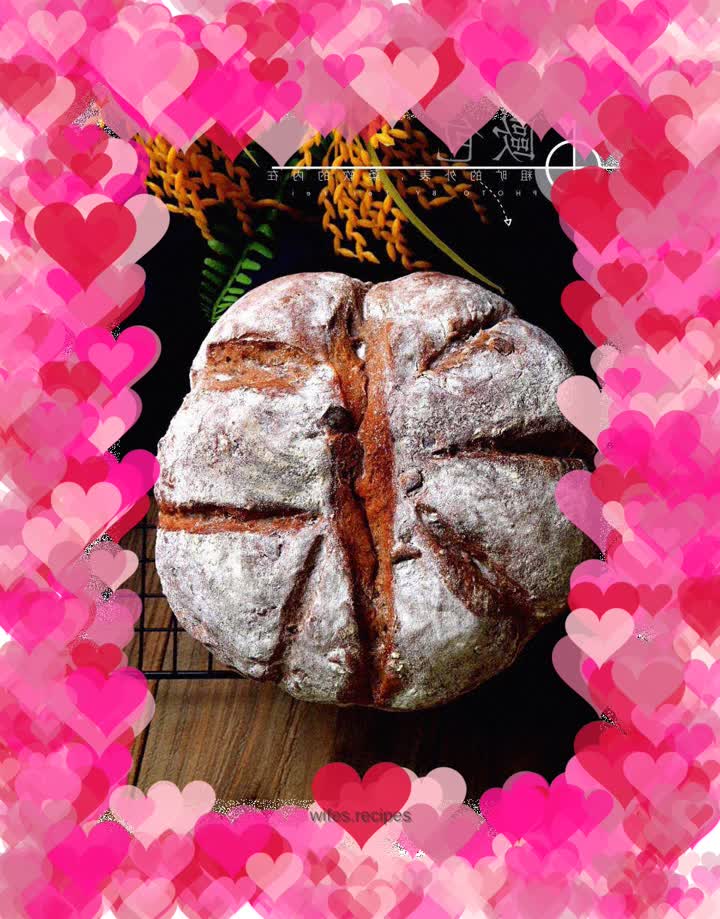 Whole wheat brown sugar and red dates soft European buns