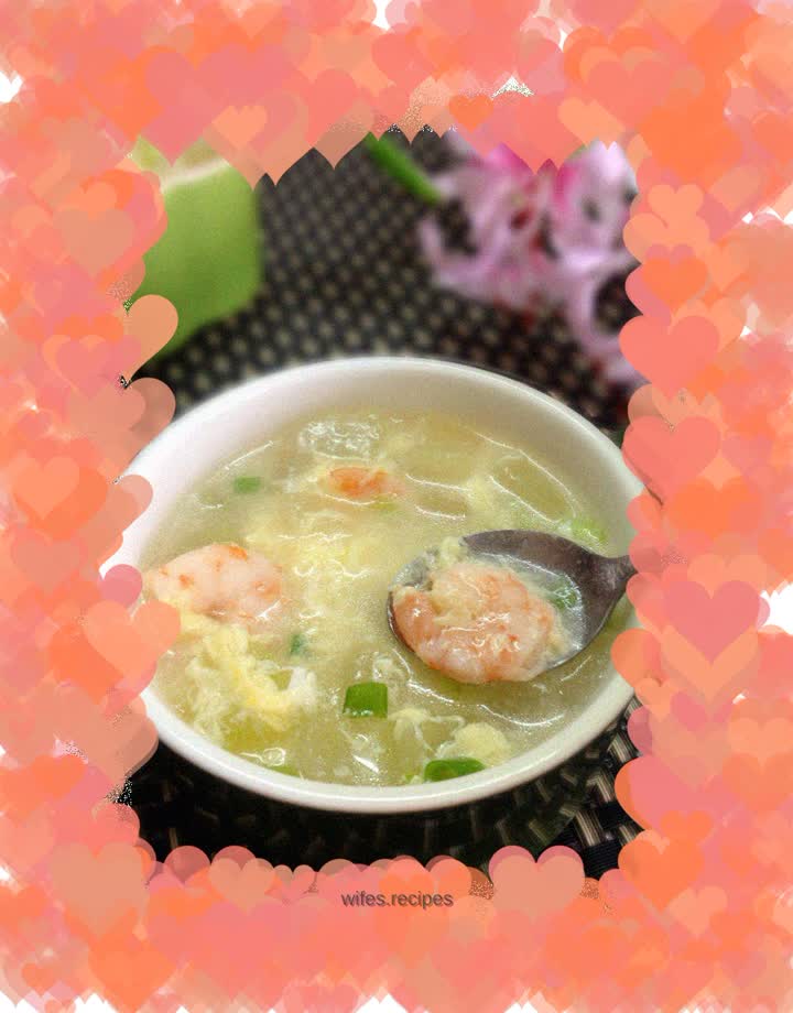 Shrimp and winter melon puree