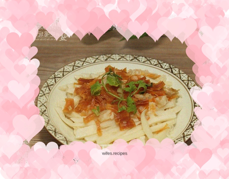 Steamed shredded scallops and bamboo shoots: so fresh that your eyebrows will fall off