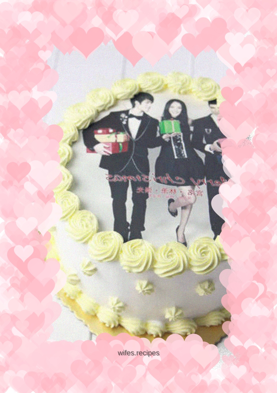 [Tomato Recipe] Christmas Photo Cake - Create a custom cake that is absolutely eye-catching