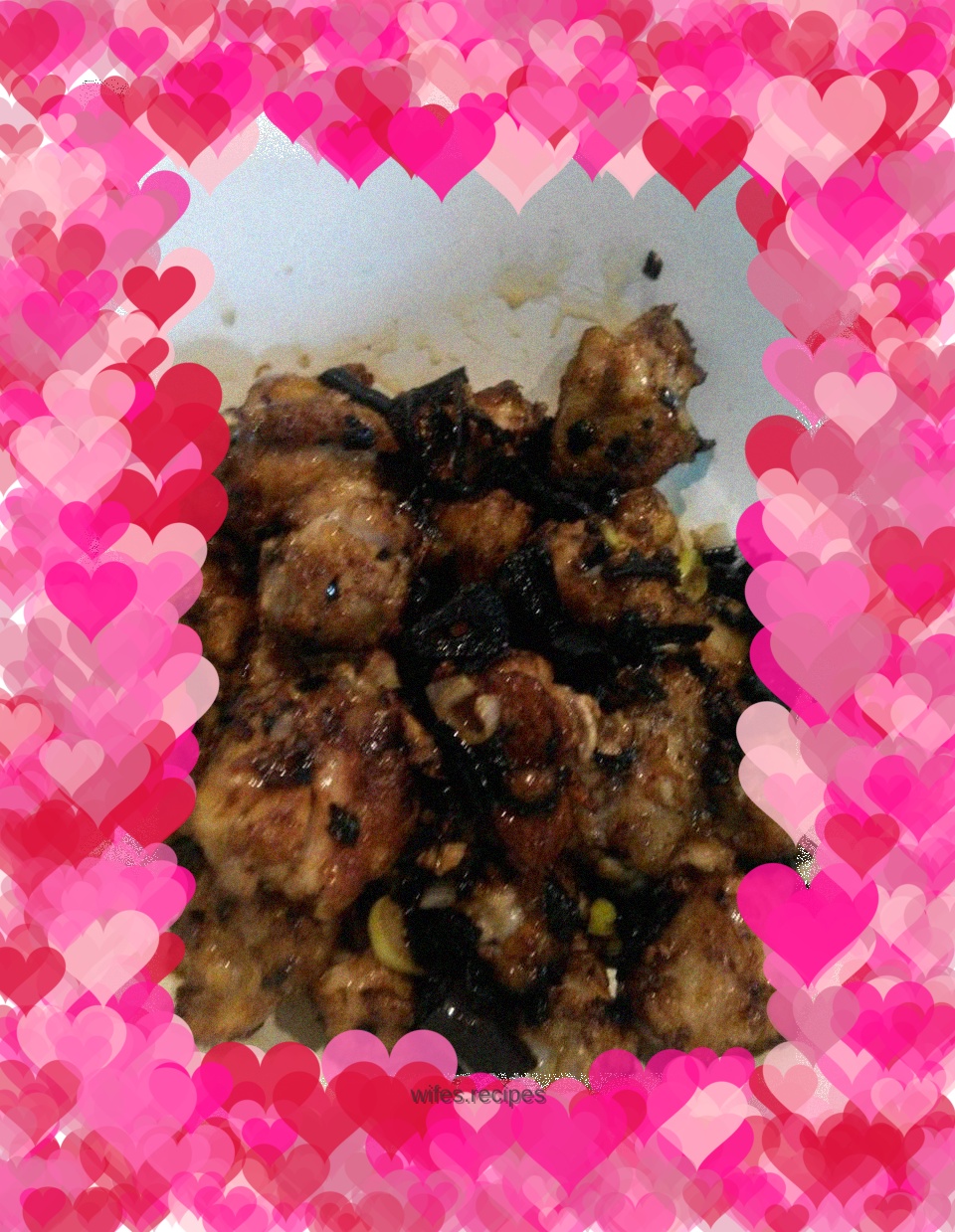 Spicy stir-fried chicken wings