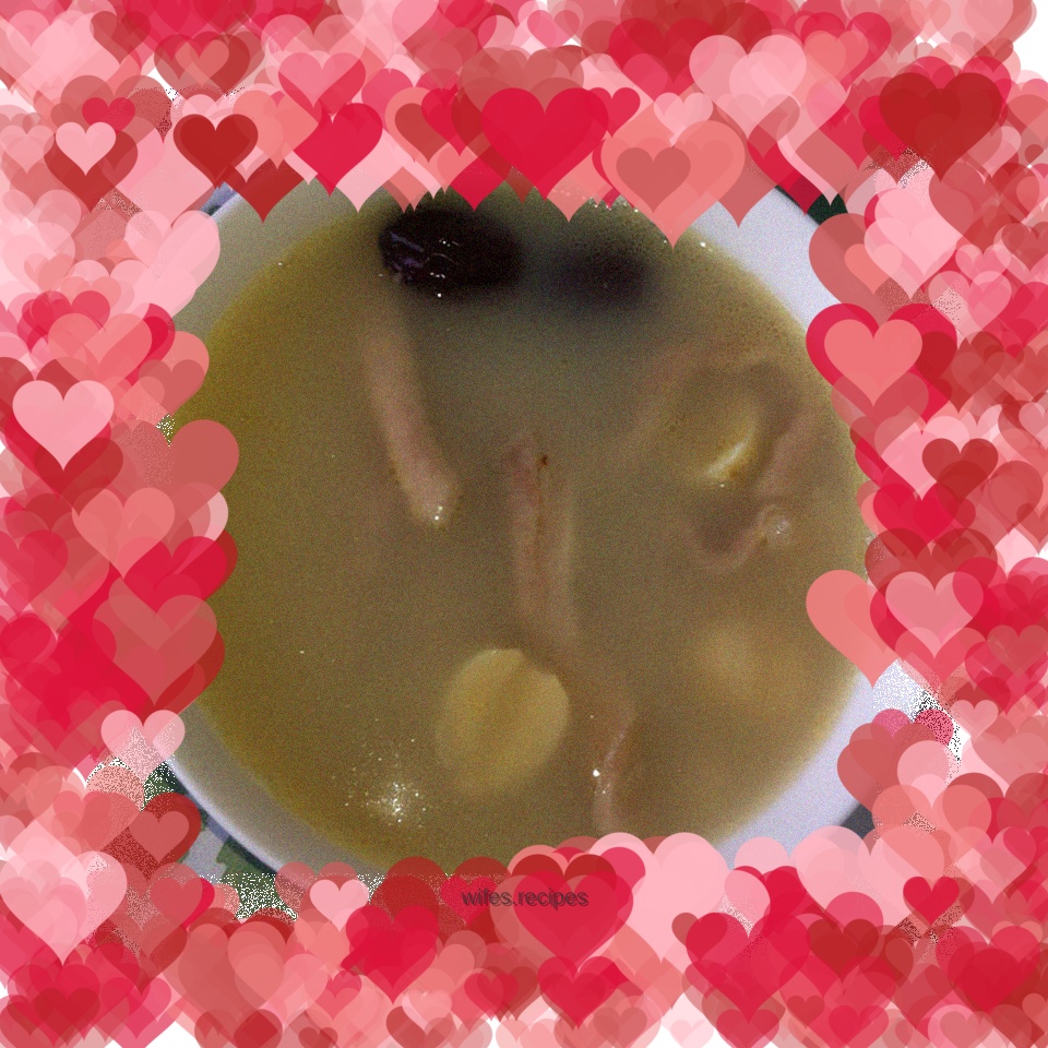 Lotus seed barley and pork belly soup