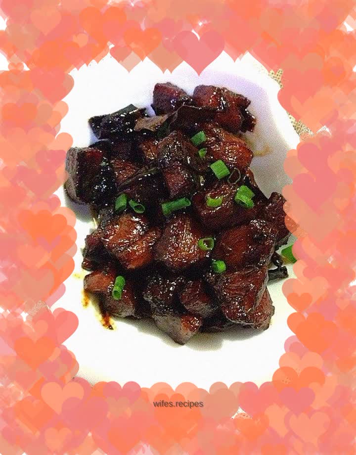 Delicious braised pork