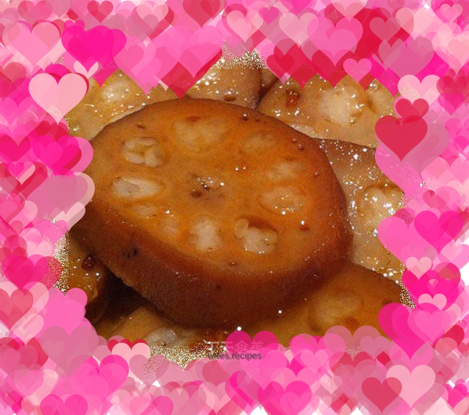 Osmanthus glutinous rice with candied lotus root