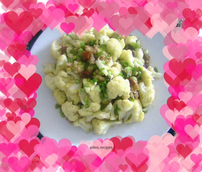 Minced Pork Cauliflower