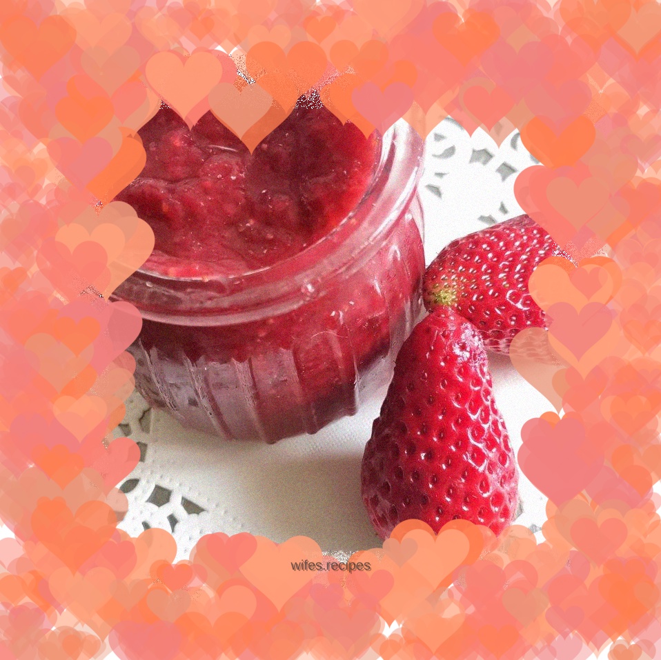 Homemade strawberry jam🍓