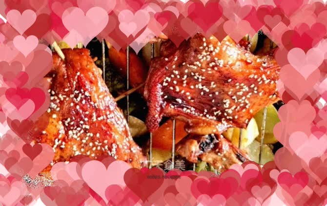 Grilled Chicken Thighs with Honey Sauce