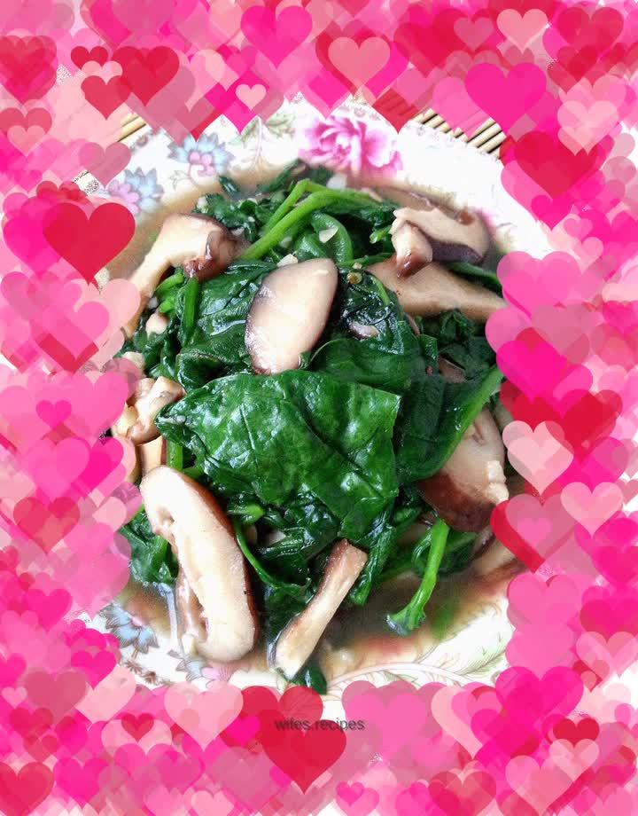 Mushrooms and Fungus Leaves in Oyster Sauce