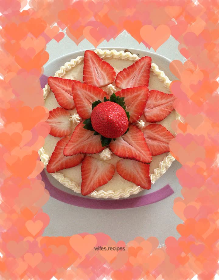 Strawberry cake (rice cooker version)