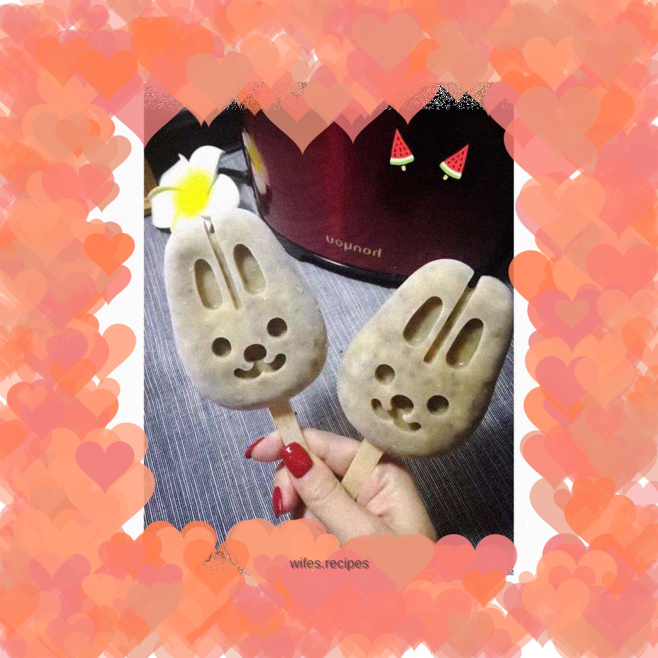 Mung Bean Smoothie Popsicle