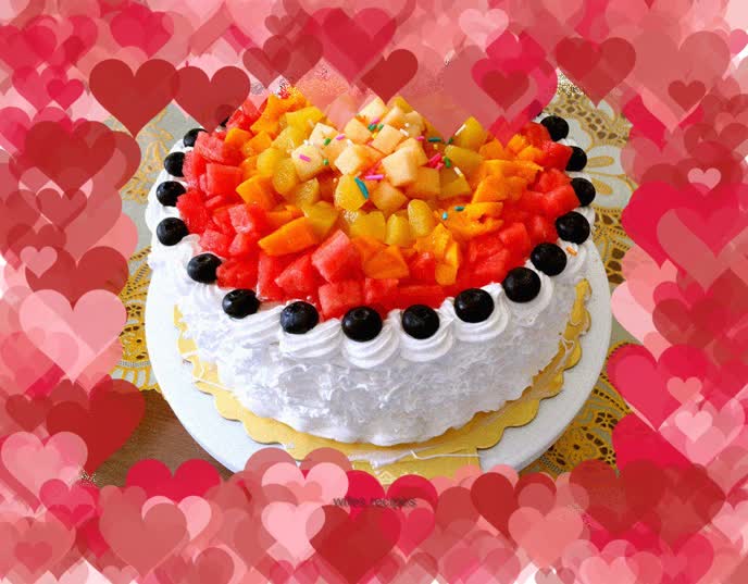 Eight-inch fruit cake
