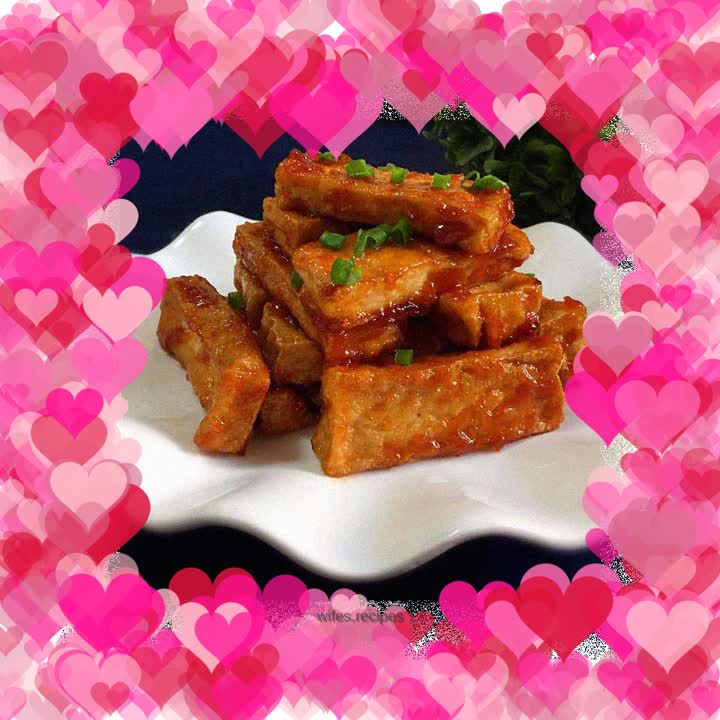 Sweet and sour crispy tofu