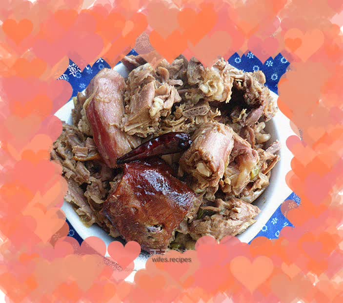 Sauce-flavored roast duck rack