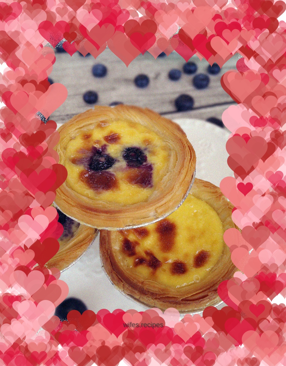 Blueberry Egg Tart