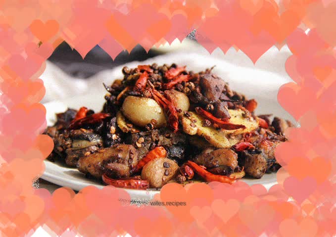 Very spicy spicy chicken