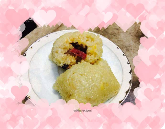 Meat-flavored rice dumplings