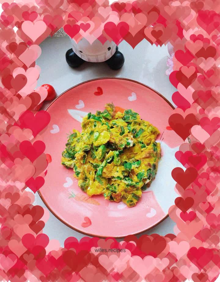 Duck fat, chives and eggs