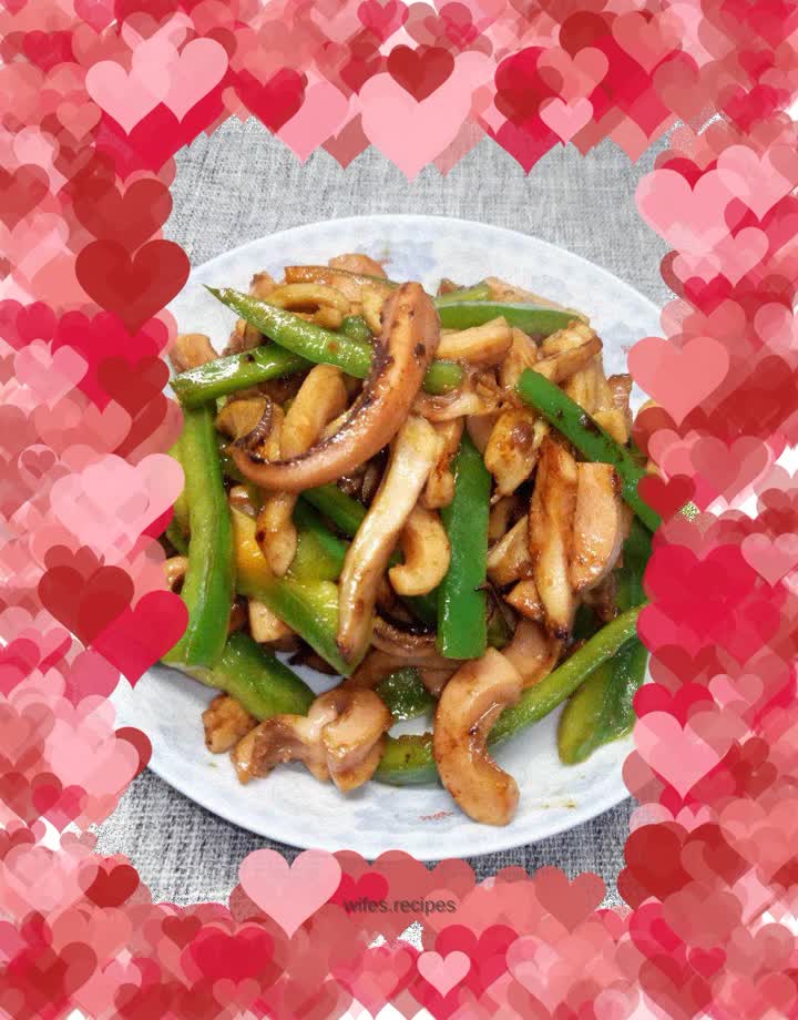 Sauce-flavored squid