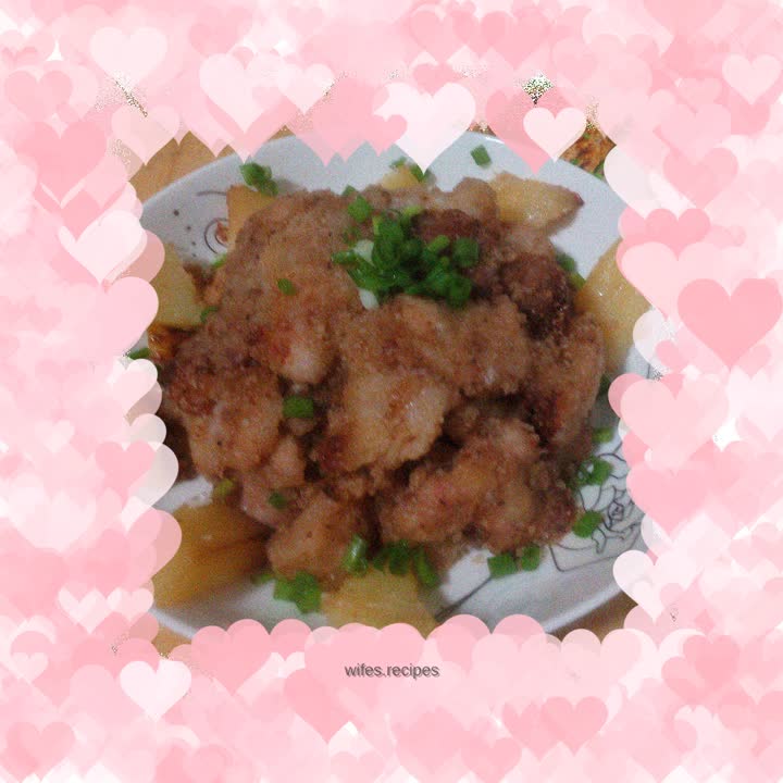 Steamed pork with five spice powder