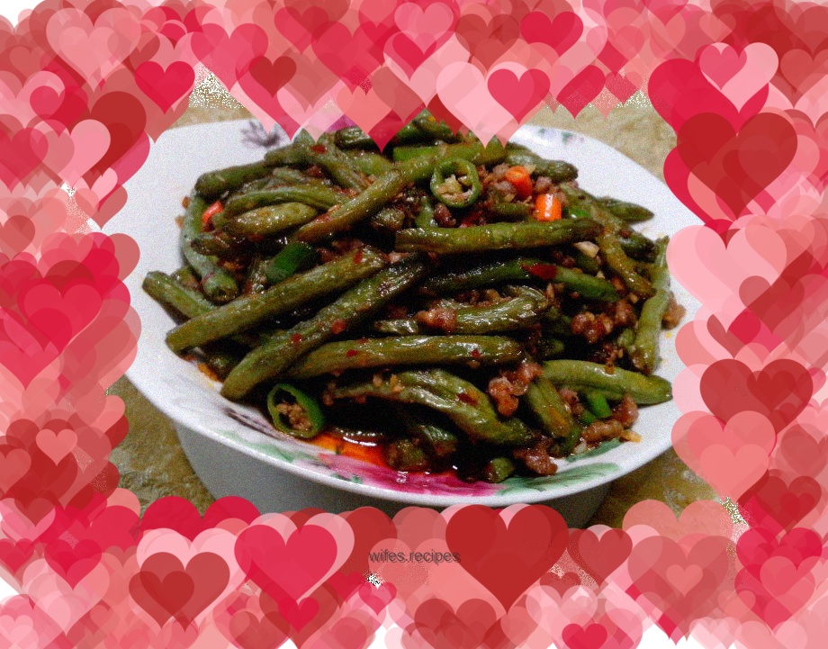 Stir-fried green beans