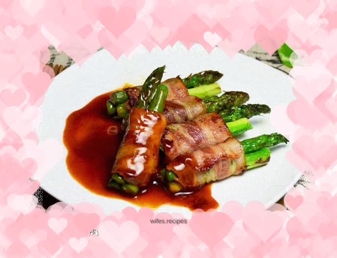 Pan-fried Bacon and Asparagus Wraps