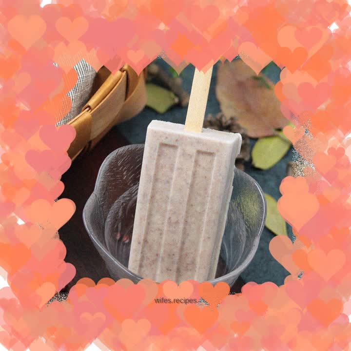 Red bean paste ice cream