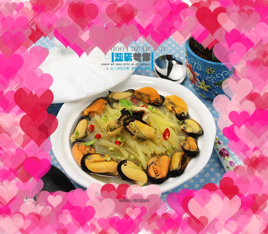 Extremely delicious--Potato mussel soup