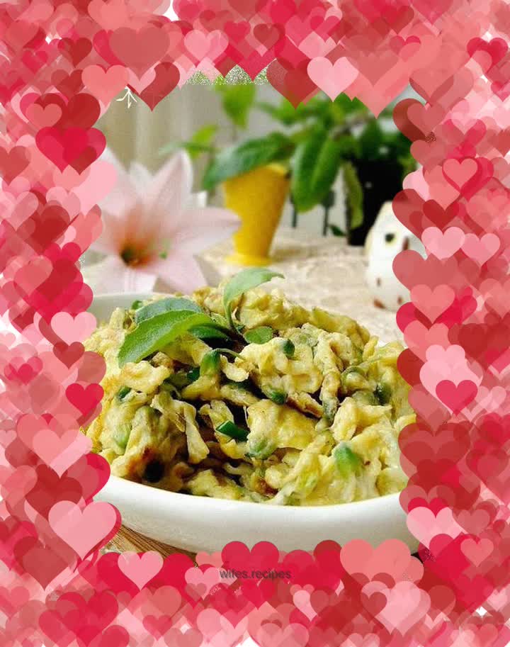 Sophora japonica scrambled eggs