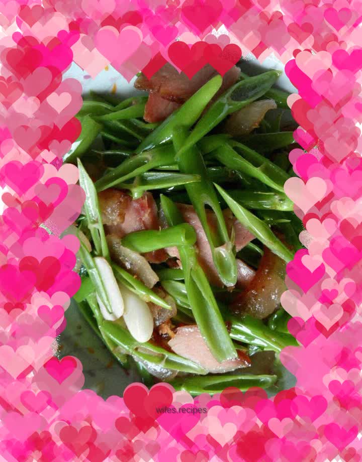 Home-style fried bacon