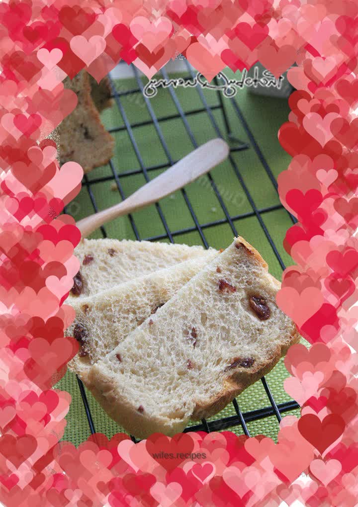 【Cheese and Fruit Bread】——Zhongzhong Bread Machine Version