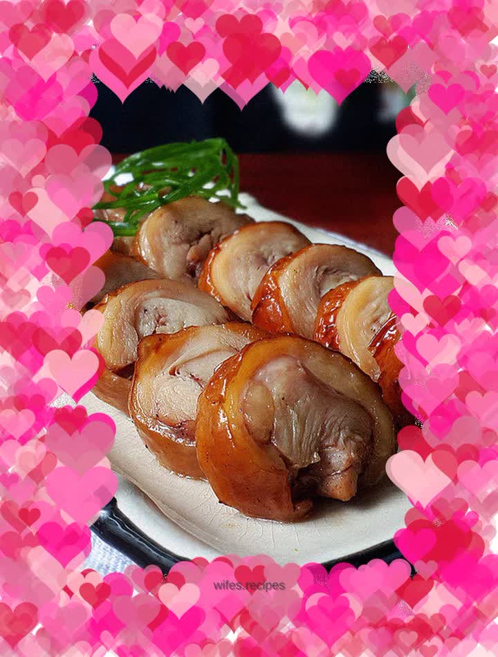 Barbecued Pork Chicken Thigh Roll