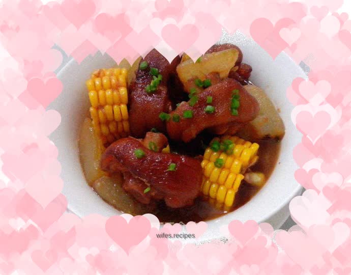 Braised pork trotters with fermented bean curd sauce