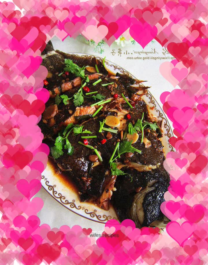 Braised opium fish with soy sauce