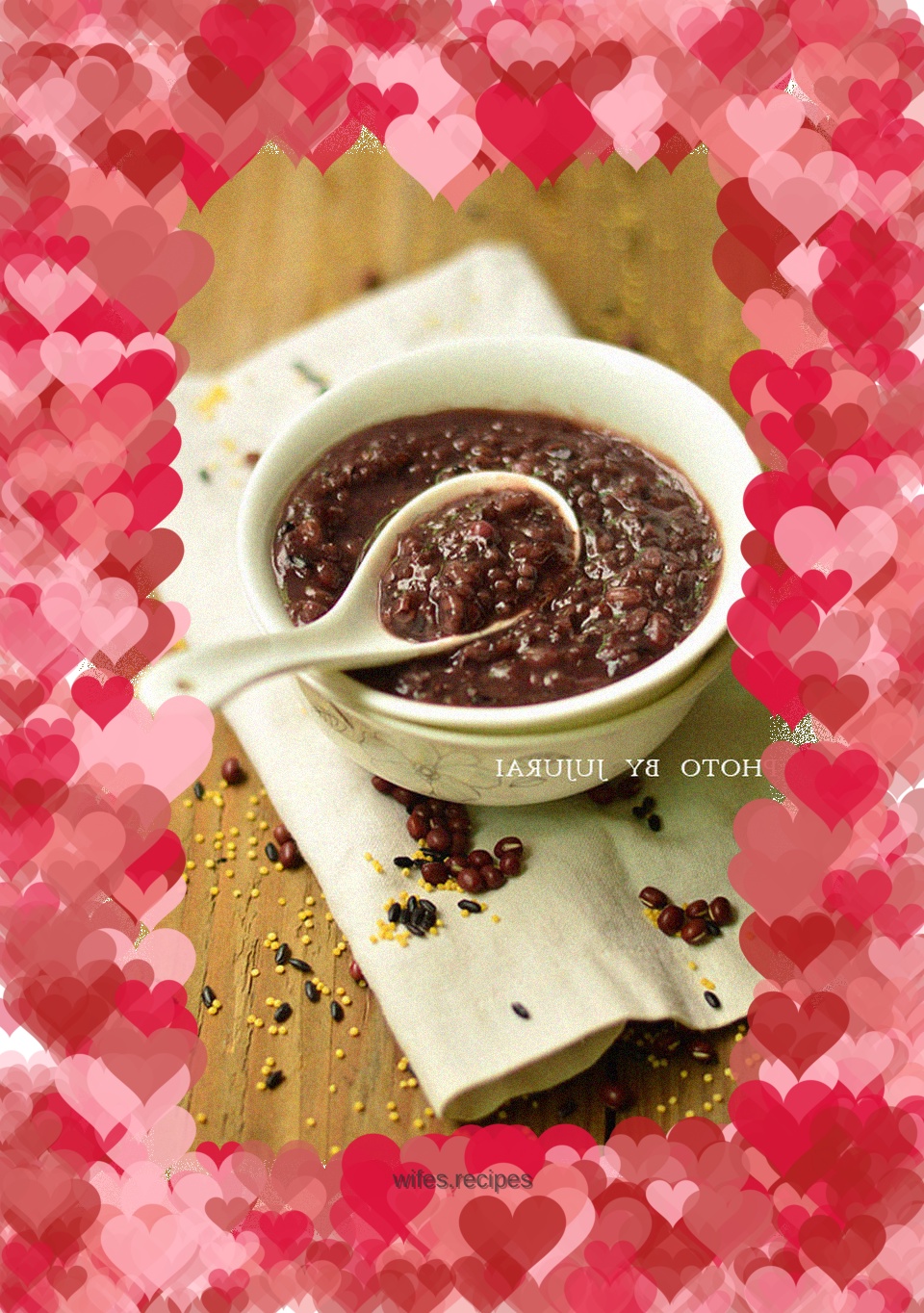 Millet and red bean porridge