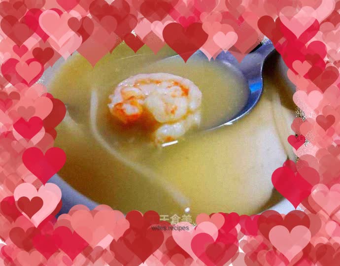 Shrimp and kelp soup