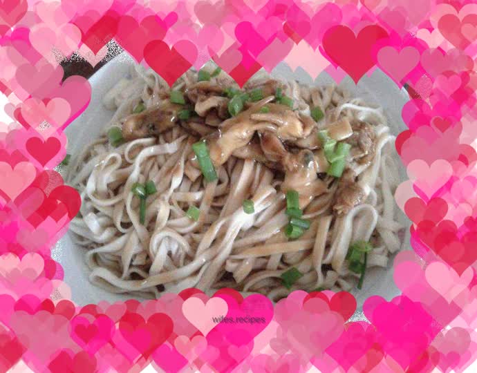 Delicious seafood noodles