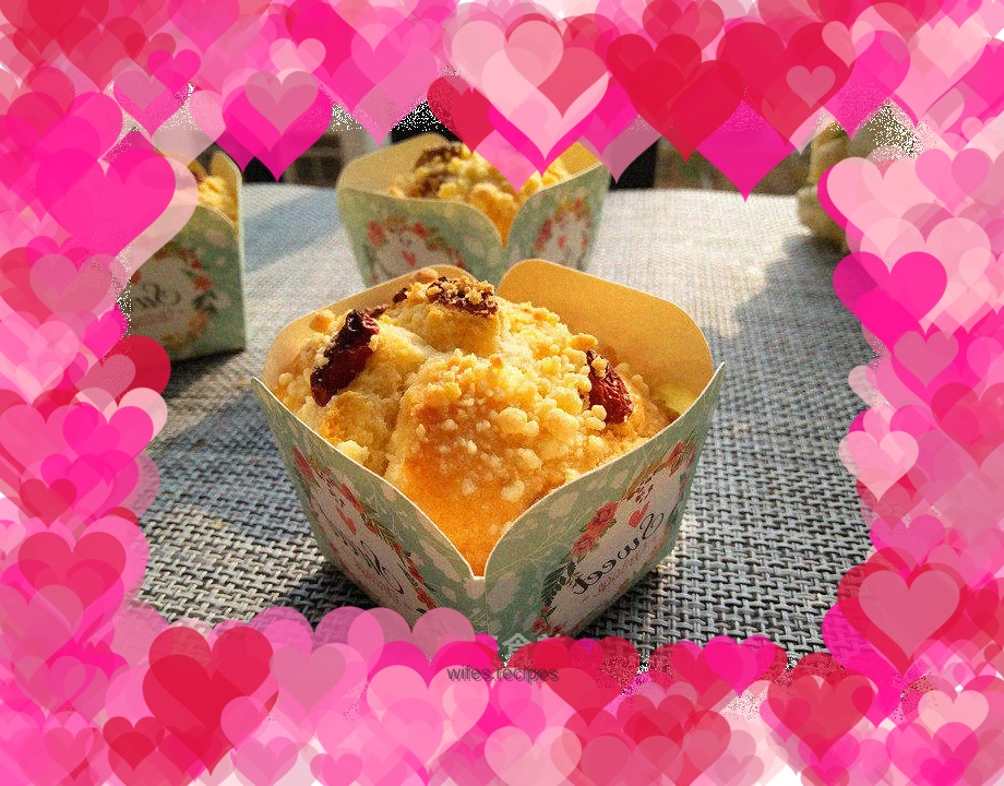 The simplest cake - raisin muffin