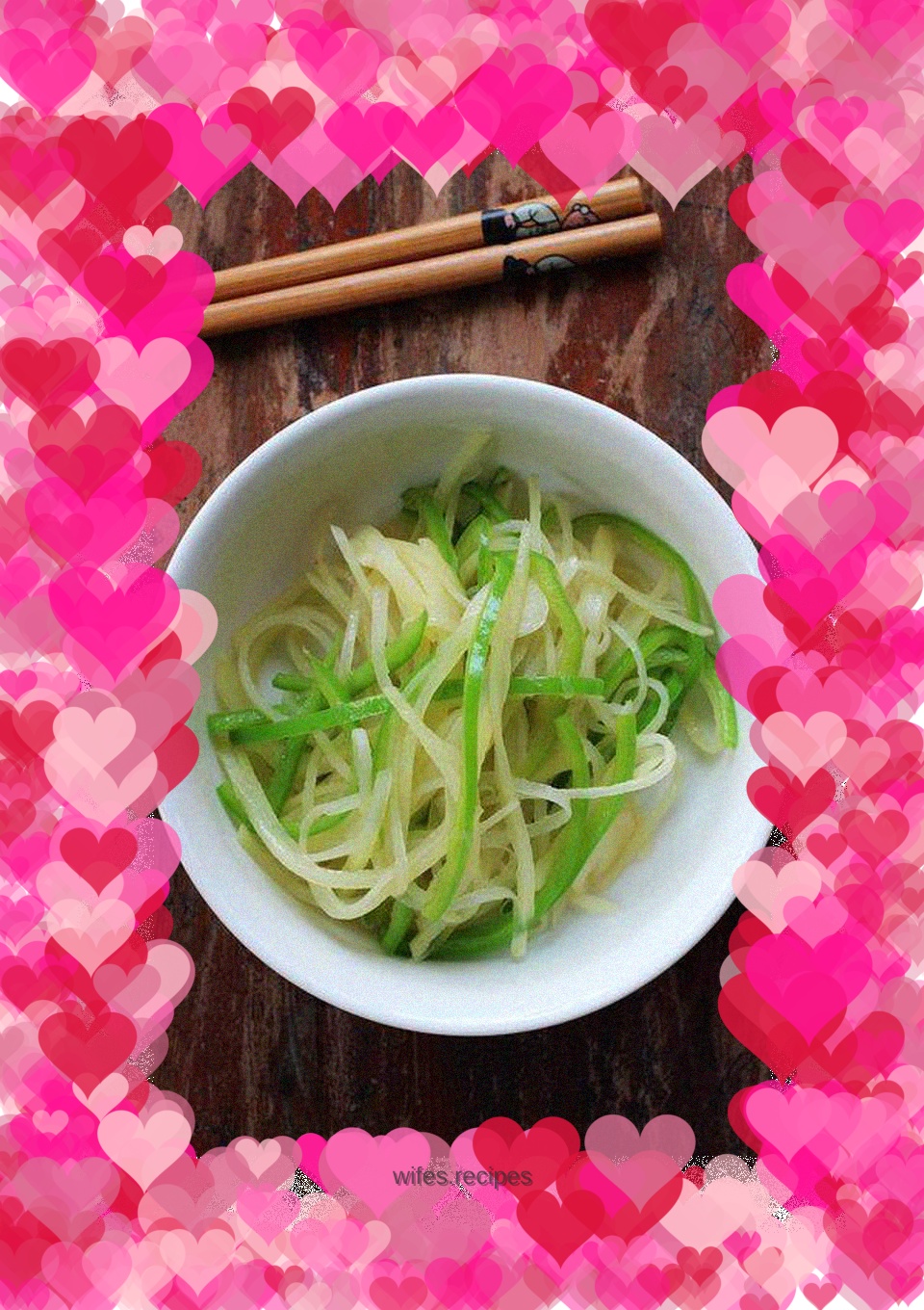 Crisp and delicious---shredded pepper potatoes