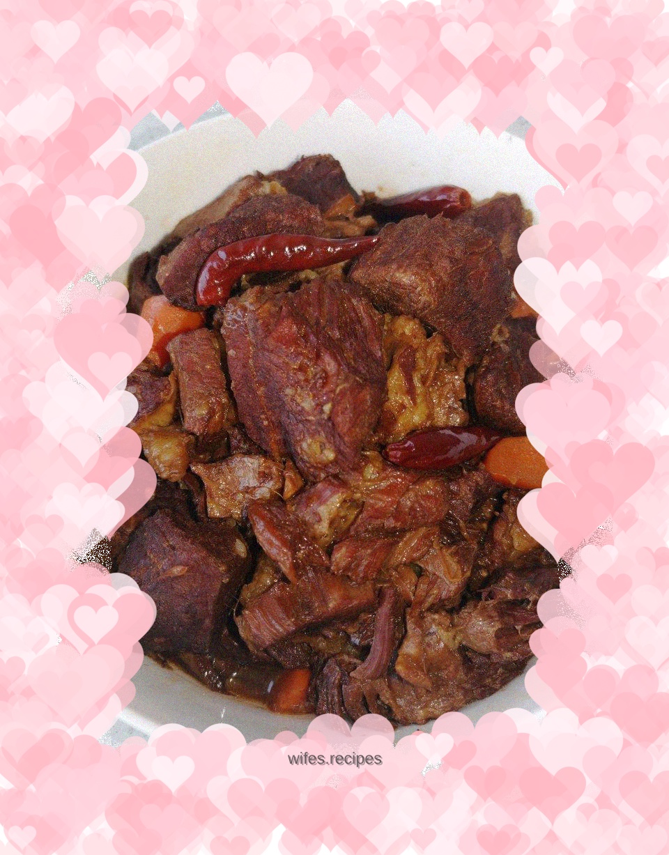 Braised beef
