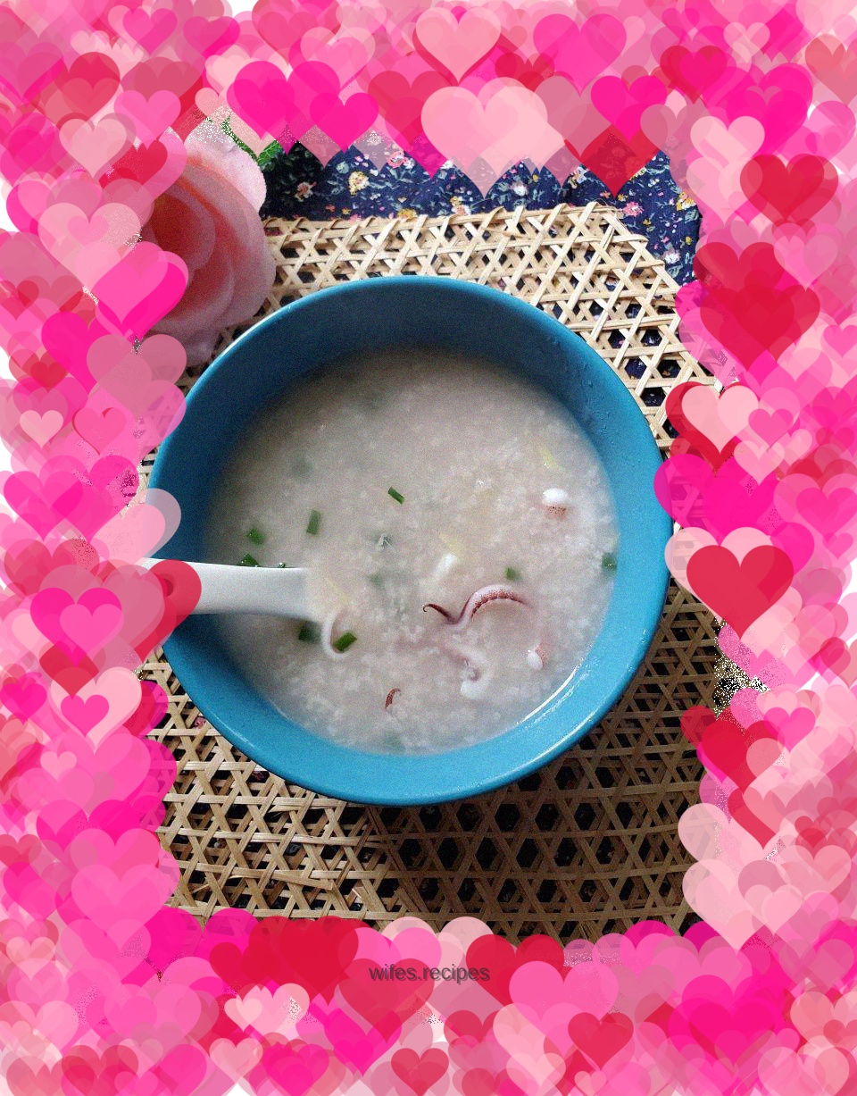 Squid porridge