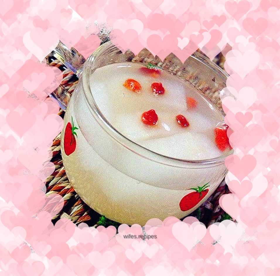 Rice wine ginger pear juice