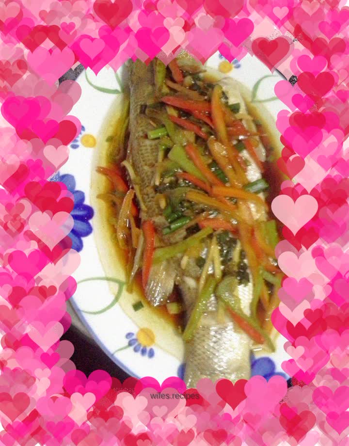 A new recipe for an old dish - steamed sea bass