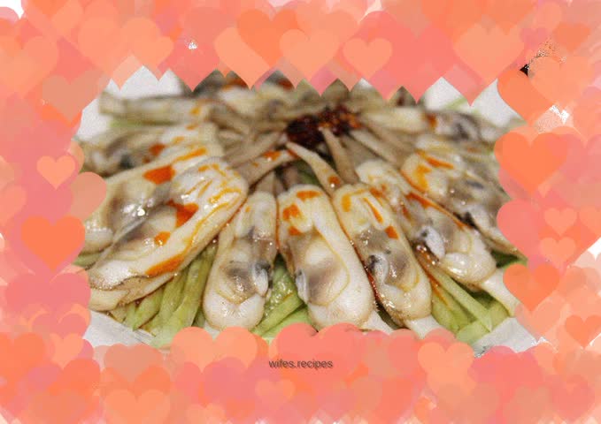 Cold razor clams