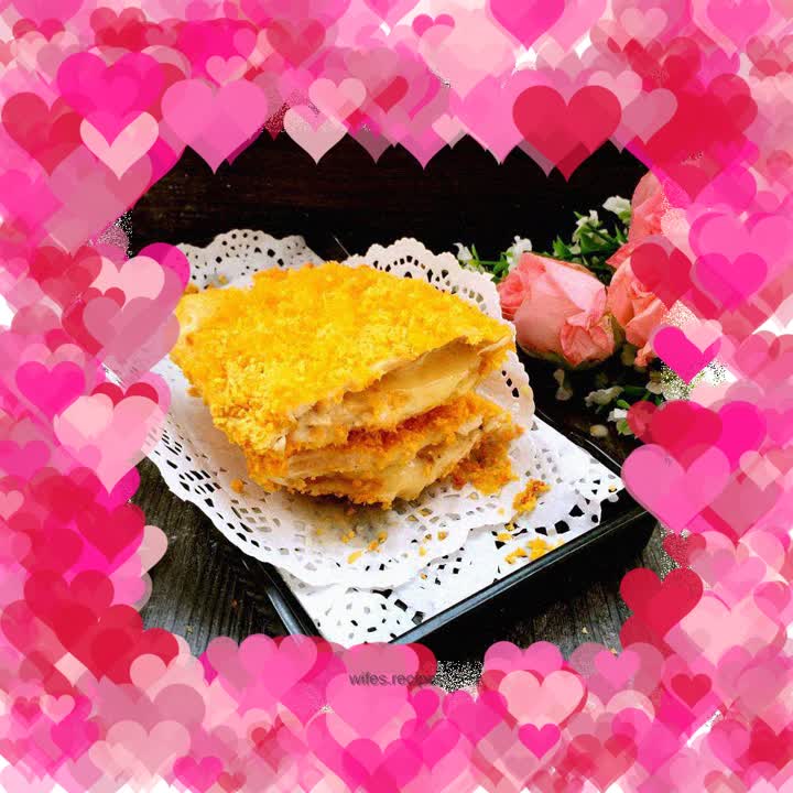 Exploded chicken steak