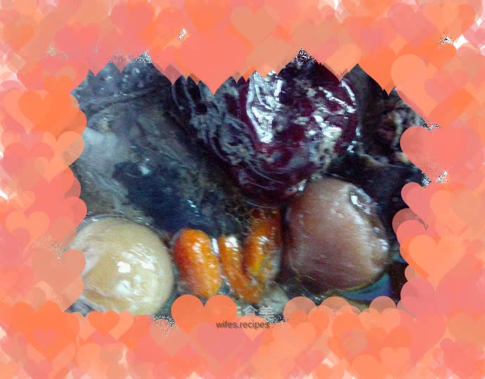 Black-bone chicken soup