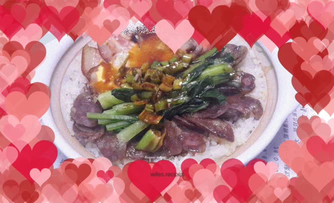 Cantonese Style Cured Meat Claypot Rice